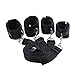 Quiote Bed Restraints Bondage, Cuff Bondage Kit Set Handcuffs Strap Sex Toys with Adjustable Soft Hand & Leg Cuffs Fetish Kit Hand Ankle Couple Sex Game (Black)