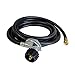Onlyfire Universal QCC1 Low Pressure Propane Regulator Grill Replacement with 12 ft hose for Most LP Gas Grill, Heater and Fire Pit Table, 3/8