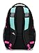 High Sierra Swerve Laptop Backpack, Black/Aquamarine/Flamingo, 19 x 13 x 7.75-Inch