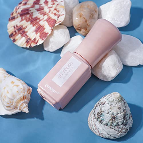 Yayoge Gel Nail Polish Kit，6 Colors Gel Nail Polish Base and Top Coat ，UV Gel Nail Polish Set ，Soak Off Gel Nail Art Manicure Kit, Ideal Gifts DIY Nail Art Salon and Home