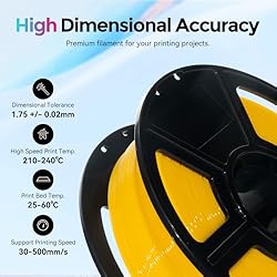 FLASHFORGE Rapid PLA Filament 1.75mm, High Flow