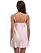 Aibrou Womens Satin Sleepwear 2 Piece Set Lace Cami Nightgown and Robe