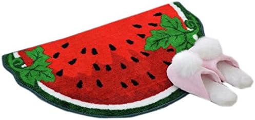 Ilucky Semi-circular Watermelon Ground Mat Door Mat