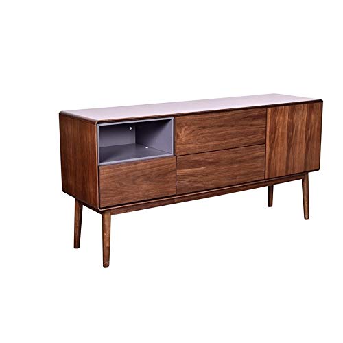 ASHCROFT MidCentury Modern Memphis Walnut Wood Tv Stand Pricepulse