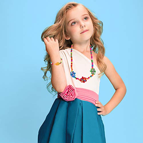 image for Outee 24 Pcs Toddler Costume Jewelry Girls Play Jewelry Princess Neckl