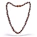 Amber Teething Necklace By Little Willard (Bourbon Raw)
