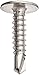 18-8 Stainless Steel Self-Drilling Screw, Plain Finish, Modified Truss Head, Phillips Drive, #2 Drill Point, #8-18 Thread Size, 3/4