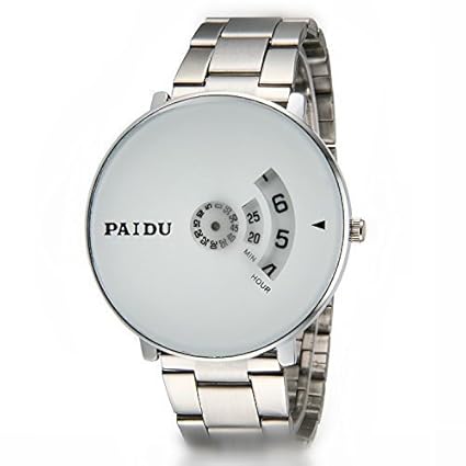 -- Analogue Round Dial WHITE--- Elegant, Classy DOCTOR Watch [SFDOCWHITE]