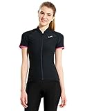 Baleaf Women's Space Dye Short Sleeve Cycling Jersey UPF 30+