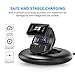 NANW Charger Compatible with Fitbit Charge 3 Charger Stand Dock, 90° Foldable Charger Stand Replacement Charging Cradle Dock Cable Adapter Holder Accessories Compatible with Charger 3 Smartwatch
