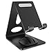 WixGear Phone Stand, Premium Phone Holder for iPhones, Android Smartphones & Mini Tablets –Sturdy Metal Phone Stand for Desk with Smart Cord Holder System