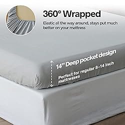 Simple&Opulence 100% Linen Fitted Sheet
