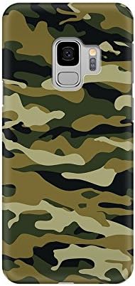 Mobicture Blue Camo Designer Printed Hard Case Cover - [Hard Poly Carbonate] [Slim-fit] [Shock-Proof] Back Cover for Samsung S9
