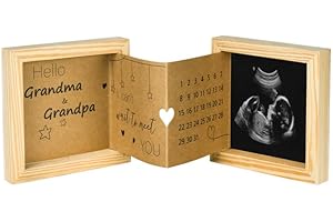 FvMemo Pregnancy Announcement for Grandparents,Baby Announcement Thoughtful Creativity Long-Lasting Meaning,First Time Grandparents Keepsake Gifts Sonogram Ultrasound Picture Box