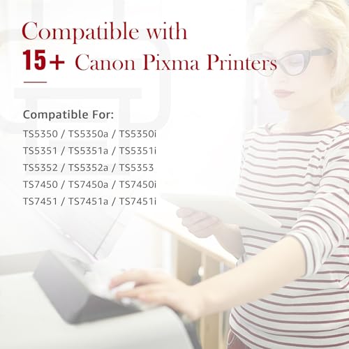 560XL 561XL Replacement Cartridges for Canon 560 561 XL for Canon PIXMA TS5350i TS7450i TS5350 TS7450 TS7451 TS5351 TS5352 TS5353 and TS5300 Series Black & Colour | Pack of 2