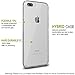 iPhone 7 Plus case, FlexGear Clear Hard PC Back TPU bumper + Glass Screen Protector (Clear)