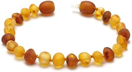 Baltic Amber Bracelet - Baltic Amber Anklet - Genuine Baltic Amber Raw Beads - That are 50% Richer and in Higher Value
