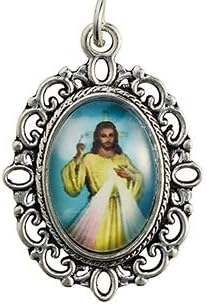 Autom Divine Mercy Jesus Decorative Silver medal
