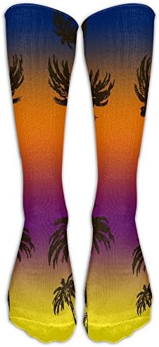 XIAZW5 Long Socks Cocount In Orange Athletic Knee High Stockings