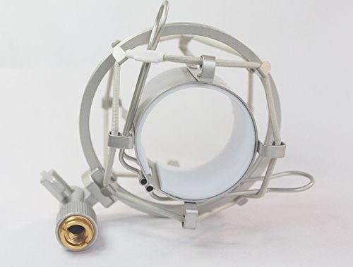 image for Weymic Silver Metal Shock Mount Holder Clips for Such AT2020 AT4033 La
