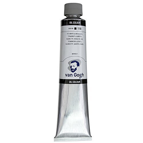 Royal Talens Van Gogh Artists' Oil Color, 200ml Tube, Titanium White Linseed (02081053)
