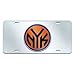 FANMATS NBA New York Knicks Plastic License Plate (Inlaid)