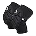 A Pair Unisex Adult Crashproof Safety Knee Elbow Pads Leg Sleeves Brace Safeguard Support Guard Protector for Cycling Skiing Snowboard Roller Skating Skateboard Extreme Sports Protective Gear Kneepads