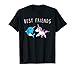 Awesome Unicorn and Narwhal Best Friends Fun T-Shirt