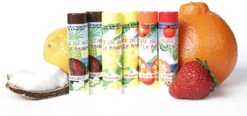 Pure Island Assorted Flavor Lip Balm (6-pack)