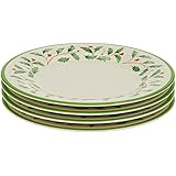 Lenox Holiday Melamine Accent Plates (Set of 4), Ivory