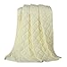 NATURETY Thin Comforter for Summer,Light Weight Bed Quilts Cooling Blanket (Full/Queen, Light Yellow)