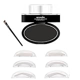 Froomer Beginner Eyebrow Stamps Seal Eyebrow Powder Quick Eyebrow Makeup (101 # Black Grey)