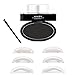 Froomer Beginner Eyebrow Stamps Seal Eyebrow Powder Quick Eyebrow Makeup (101 # Black Grey)