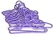Doll Hangers Set of 12 Plastic Hangers Lavender for 18 Inch Dolls Clothes, Doll Accessories