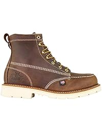 Thorogood American Heritage Bota de seguridad para hombre con puntera de 6 pulgadas, MAXWear 90