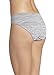 Jockey Women's Underwear Sporties Heathered Bikini, Jet Grey, 7