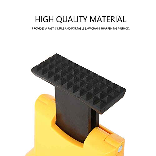 Windyus Chainsaw Sharpener, Portable Universal Chain Saw Blade Sharpener Fast Sharpening Stone Grinder Tool Bar-Mount Chainsaw Teeth Sharpener Fit for 14" 16" 18" 20" Two Hole Chain Saw Bar - Thumbnail 6