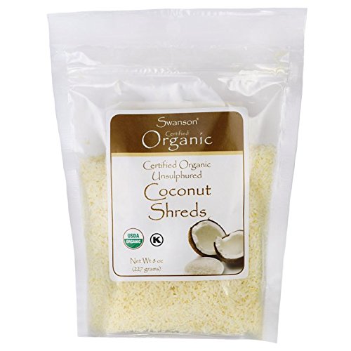 Organic Unsulphured Coconut Shreds 8 oz (27 grams) Pkg