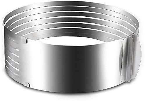 Blacklip Kitchen Pastry Tools Stainless Steel Mousse Cake Ring Mold (9-12" Slicer Ring)