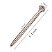 Scettar 6 Pcs Rose Gold Pen with Big Diamond/Crystal, Metal Ballpoint Pen fine point white pen rose gold office supplies Rose Gold /White Office Supplies, Black Ink (6pcs)Scettar 6 Pcs Rose Gold Pens,