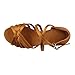 MSMAX Professional Latin Shoes Satin 1.1inch Heel Practice Party Ballroom Wear