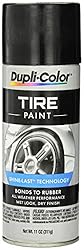 Dupli-Color Tire Paint Black, 10 Ounce