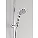 hansgrohe Croma Sliding Height Adjust Air Infusion, Rain AirPower Spray, QuickClean Showerpipe Shower Set in Chrome, 27169001 Small