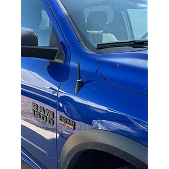 Bullet Antenna Replacement for 2012-2019 Dodge RAM 1500 2009-2019 Ford F150  Trucks 2.8 inches short antenna Designed for Optimized FM/AM Reception  Antennas