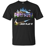 Mummy Tee Fortnite Burnout Heroes T-Shirt Just Play It (Black;M)