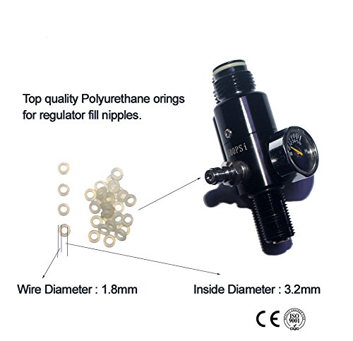 Outdoor Guy HPA Air Tank Regulator all O-Rings Polyurethane orings X10bags - Thumbnail 4