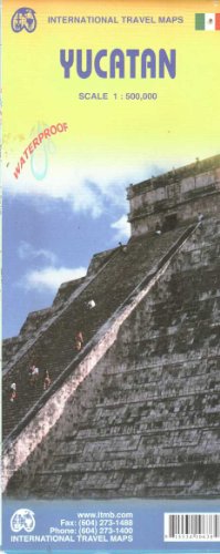 Download Yucatan 1:500,000 Regional Travel .Map (Incl. Cancun and Merida City Insets) 2016 Edition (International Travel Regional Maps: Yucatan)
