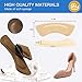16 PCS Anti-Slip Stick Pad for Shoes, Upgraded Non-Slip Shoes Pads & Heel Cushion Pads, Keep High Heels/Shoes from Slipping and Shoe Pads for Preventing Heel Slipping, Rubbing