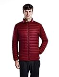 Puredown Weatherproof Men's Packable Down Puffer Jacket