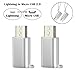 iPhone to Android Adapter, HkittyXiong Apple Lightning to Micro USB Cable Adaptor Charge Sync Connector for Smartphone, Tablet, GPS, Power Bank Through Apple Lighting Cable
